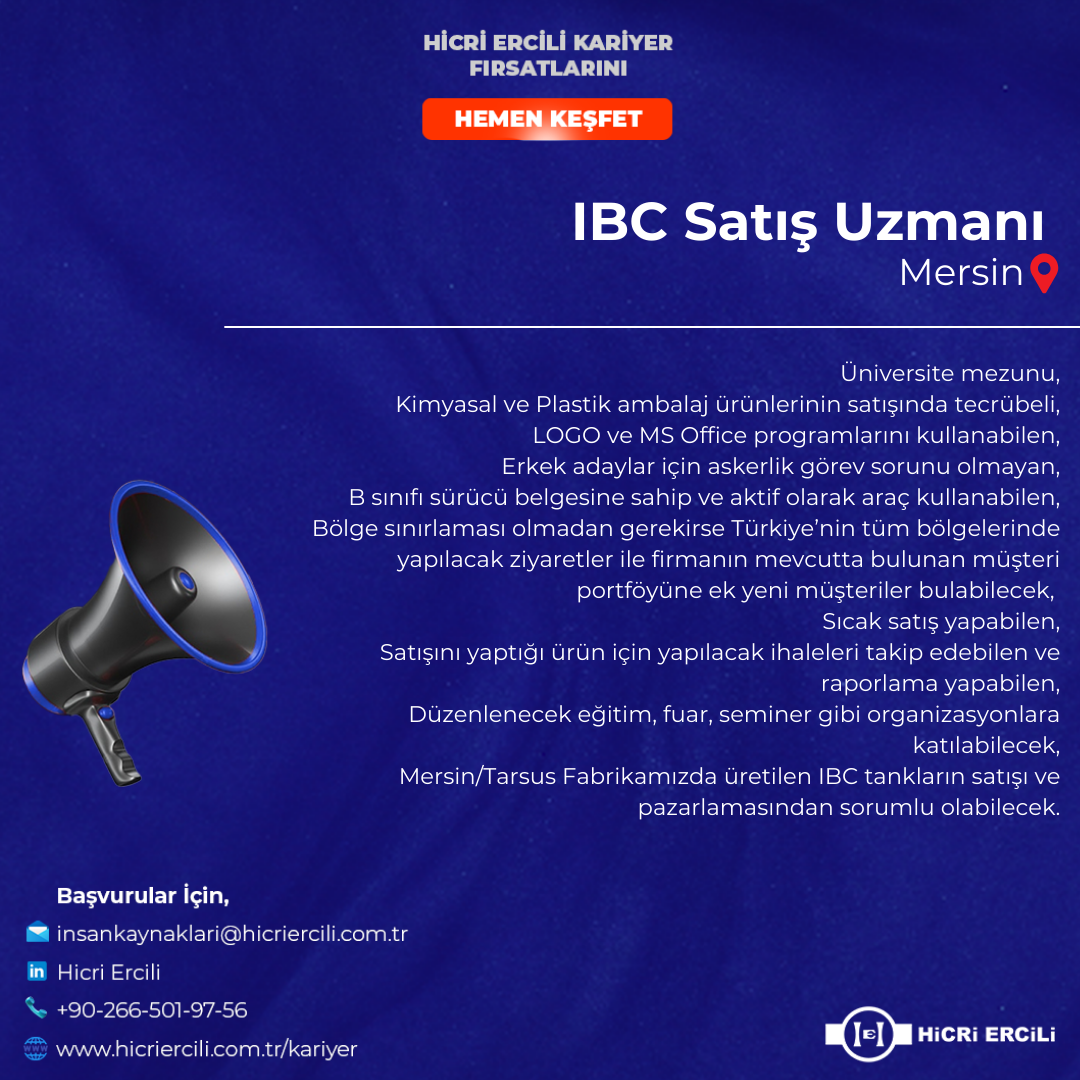 IBC Satış Uzmanı