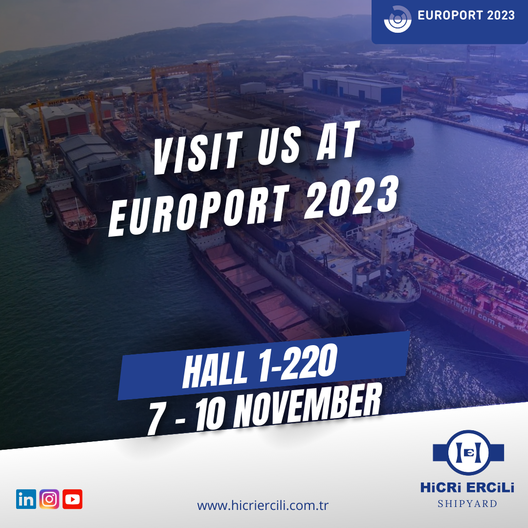 7-10 Kasım 2023 tarihlerinde Hollanda Europort Exhibition'dayız!