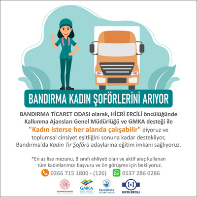 Bandırma Kadın Şoförlerini Arıyor!